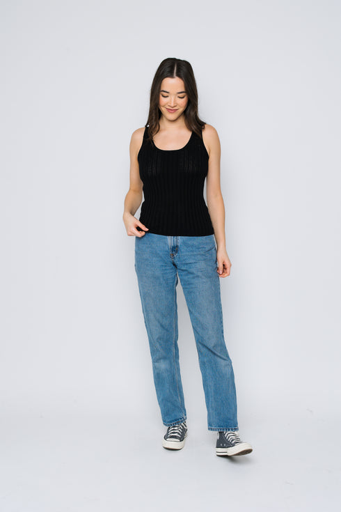 Jasmine-Pointelle Tank